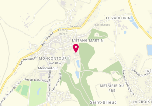 Plan de LHERMIE Charles, Route du Moulin Saint-Michel, 22510 Moncontour