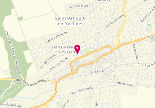 Plan de Clinique Vétérinaire Lebugle Nudelmann, 3 Rue Jean Moulin, 78730 Saint-Arnoult-en-Yvelines