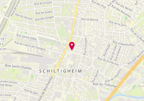 Plan de Vétérinaire du Vieux Schilik, 14 Rue Pompiers, 67300 Schiltigheim