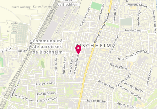 Plan de CLINIQUE VETERINAIRE du Cheval Blanc Dr. BRAYE, 11 avenue de Périgueux, 67800 Bischheim
