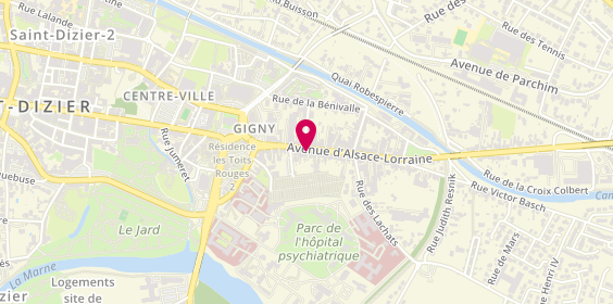 Plan de ASSIE Guillaume, N Vét de la Bénivalle 56 Avenue Alsace Lorraine, 52100 Saint-Dizier