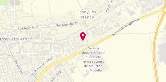 Plan de Clinique vétérinaire du Gremillon, 22 avenue 69 Régiment d'Infanterie, 54270 Essey-lès-Nancy