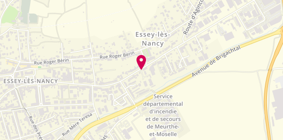 Plan de Clinique Véterinaire du Grémillon, 22 Avenue 69 Regiment d'Infanterie, 54270 Essey-lès-Nancy