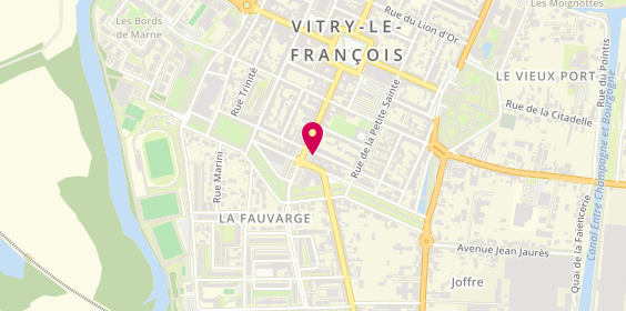 Plan de LEMOINE Emmanuelle, 6 Place General Giraud, 51300 Vitry-le-François