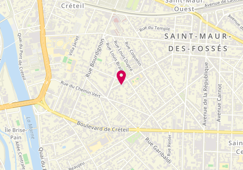 Plan de Cabinet Veterinaire, 10 avenue Diderot, 94100 Saint-Maur-des-Fossés