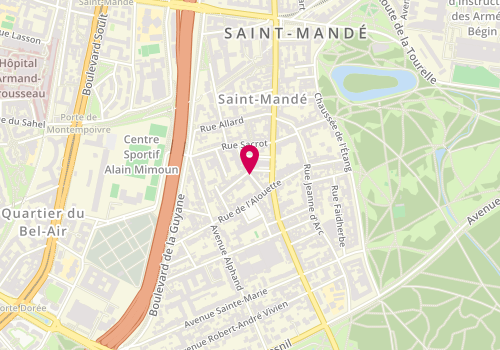 Plan de CHAUVIN Gilles, 5 Rue Guynemer, 94160 Saint-Mandé
