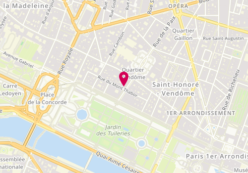 Plan de Jean-Claude Chocque, 5 Rue Castiglione, 75001 Paris