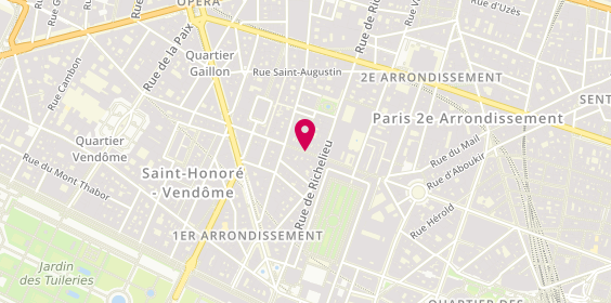 Plan de CAPPE Marie, 33 Rue des Petits Champs, 75001 Paris