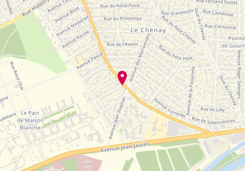 Plan de Clinique Vétérinaire de Neuilly Gag, 144 Rue Vaillant Couturier, 93330 Neuilly-sur-Marne
