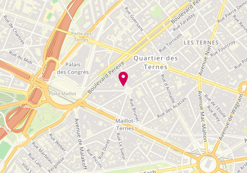 Plan de Clinique Vétérinaire Ouest My Vet, 30 Bis place Saint-Ferdinand, 75017 Paris