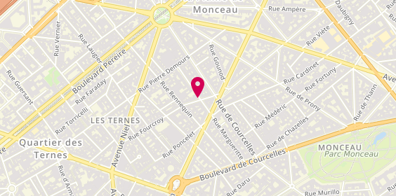 Plan de ATTALI Soussay Katia, 7 Rue Théodore de Banville, 75017 Paris