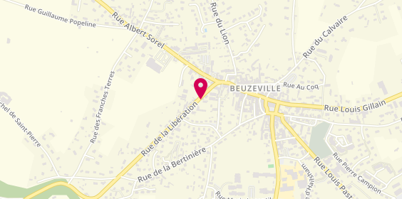 Plan de Clinique Vétérinaire de la Risle de Beuzeville, 95 Rue de la Libération, 27210 Beuzeville