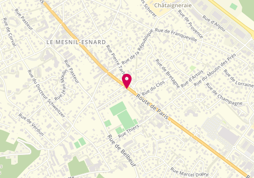 Plan de Dumont Clerbout, 61 Route de Paris, 76240 Le Mesnil-Esnard