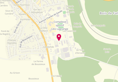 Plan de Clinique Veterinaire Les Bambous, 10 Rue Ardant du Picq, 54260 Longuyon
