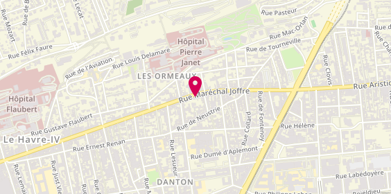 Plan de Clinique Vétérinaire Joffre, 100 Rue Mar Joffre, 76600 Le Havre