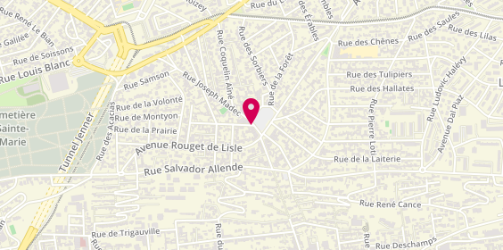 Plan de Clinique Veterinaire de la Lezarde, 29 Rue Joseph Madec, 76610 Le Havre