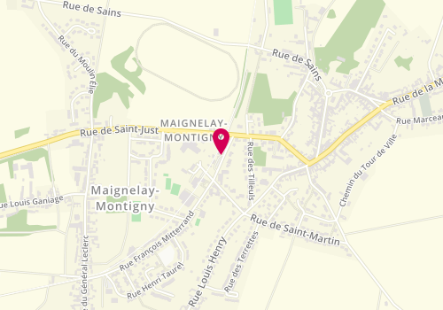 Plan de Veterinaires Yves Nora Letellier, 17 Rue Gare, 60420 Maignelay-Montigny