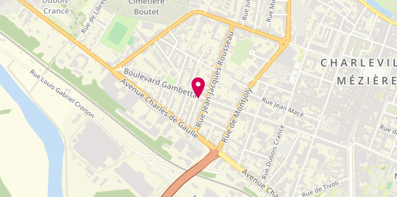Plan de Amiveto, 101 Boulevard Gambetta, 08000 Charleville-Mézières