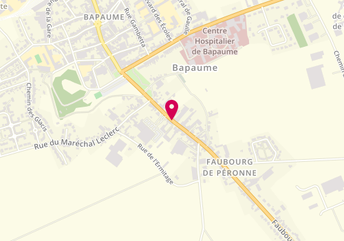 Plan de POUILLAUDE Christophe, 13 Faubourg Péronne, 62450 Bapaume