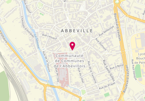 Plan de Leroy - Poirel - Blary - Ducrocq - Thibault, 42 Place Jacques Becq, 80100 Abbeville