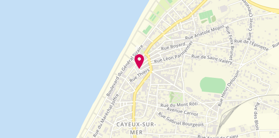 Plan de Les Galets, 17 Place Clemenceau, 80410 Cayeux-sur-Mer