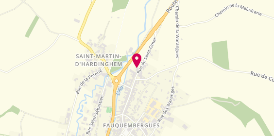 Plan de Aanivet: Clinique Vétérinaire des Deux Vallées, 3 Rue de Saint-Omer, 62560 Saint-Martin-d'Hardinghem