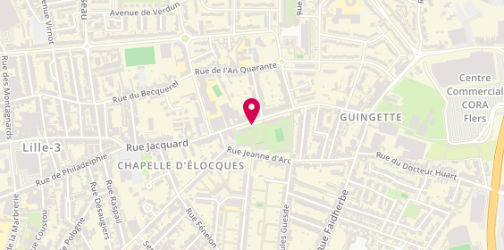 Plan de MAANINOU Jaouad, Hellemmes 33 Rue Jacquart, 59260 Lille