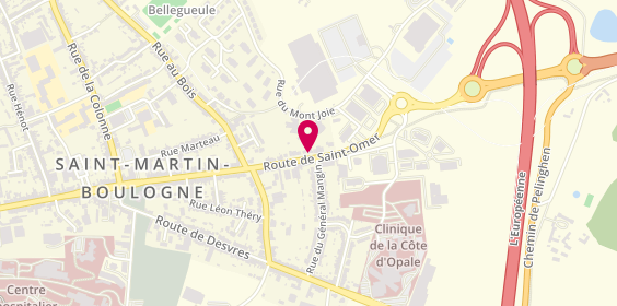 Plan de Clinique Veterinaire Terres d'Opale, 439 Route de Saint-Omer, 62280 Saint-Martin-Boulogne