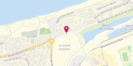 Plan de Clinique Vétérinaire le Goeland, 1148 Boulevard du Général de Gaulle, 62100 Calais